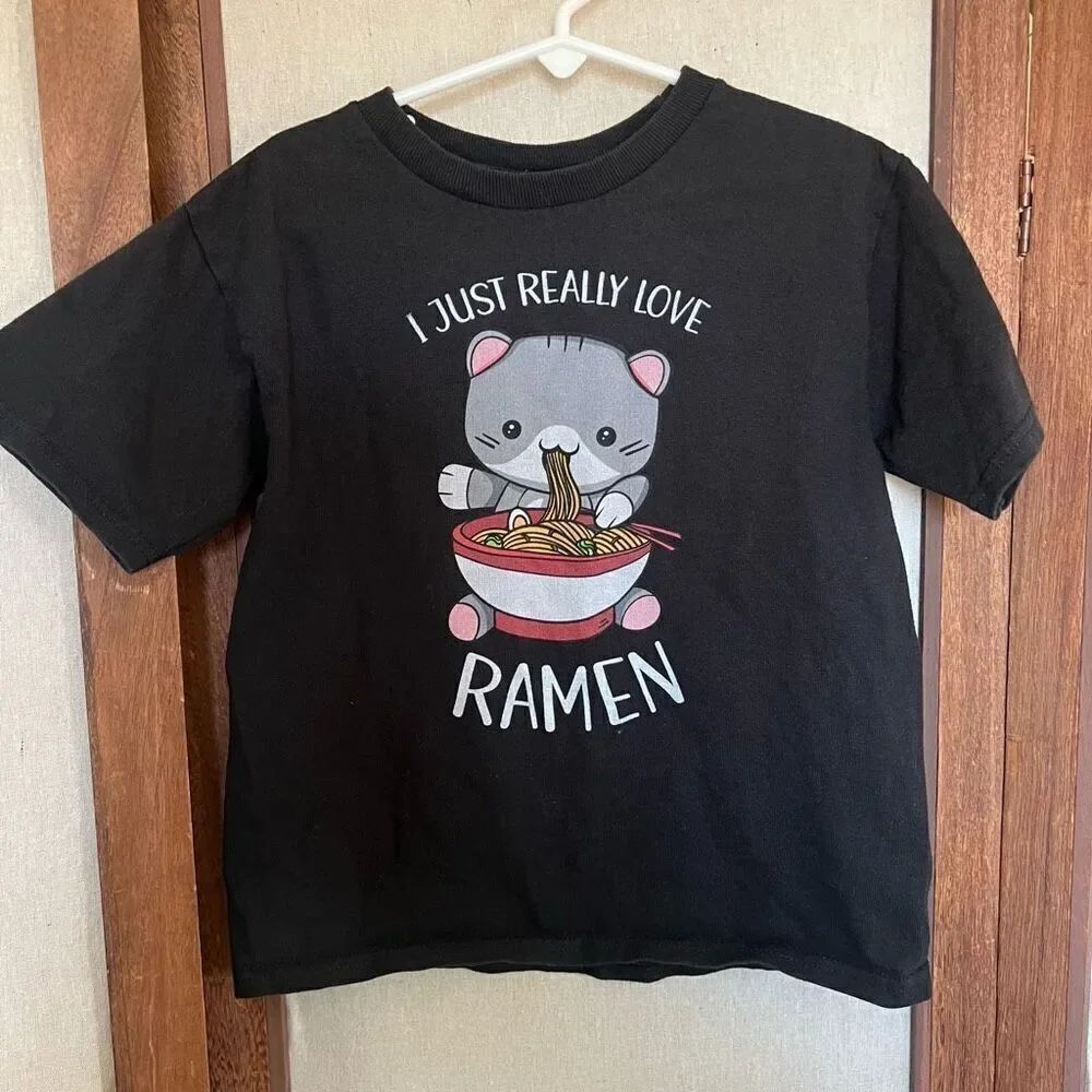 Kitty Ramen Kids Graphic T-Shirt